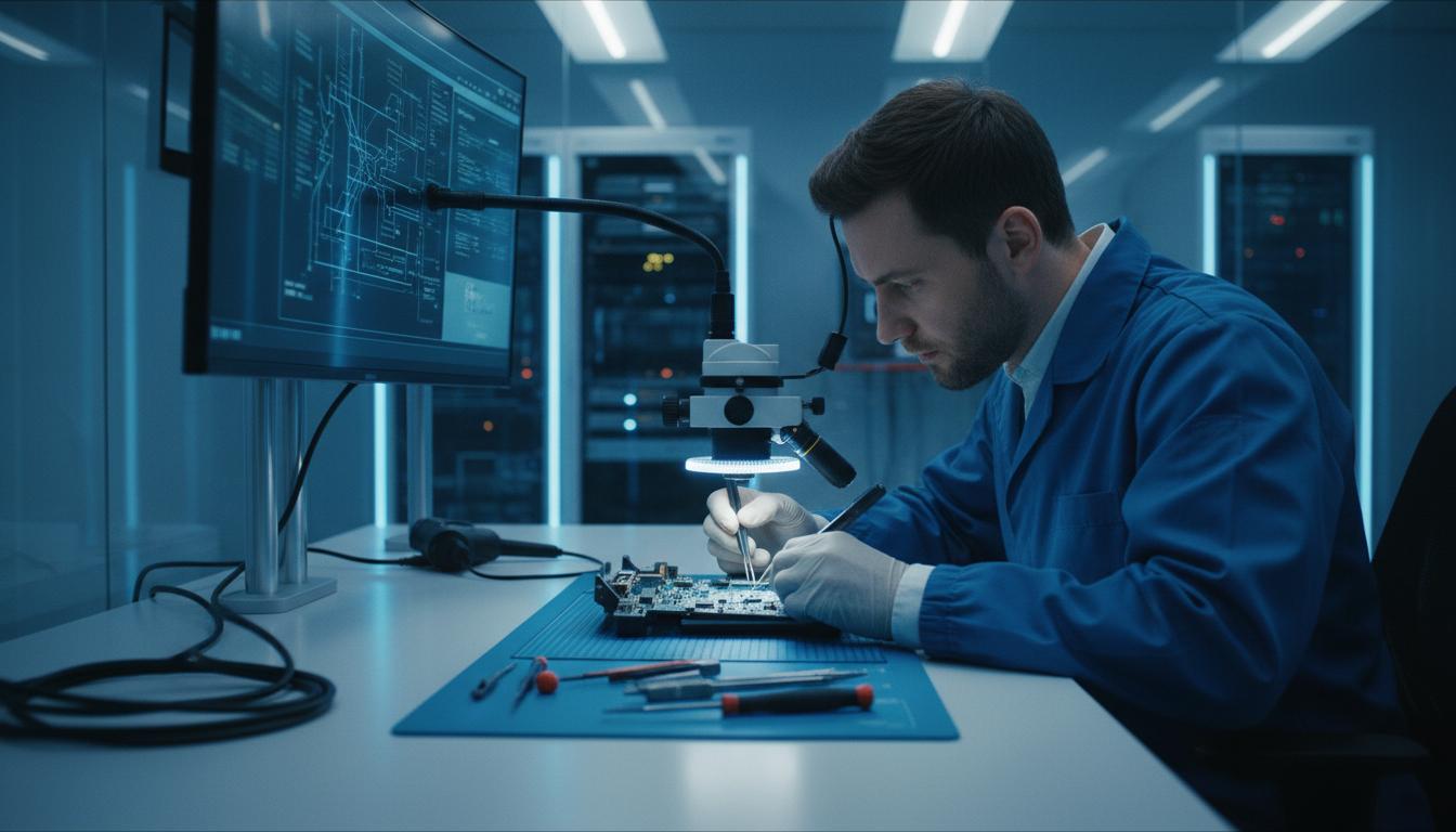 Professional repair technician